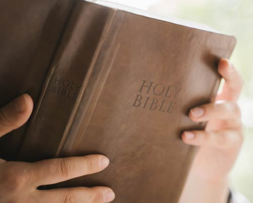 Brown Leather Bible